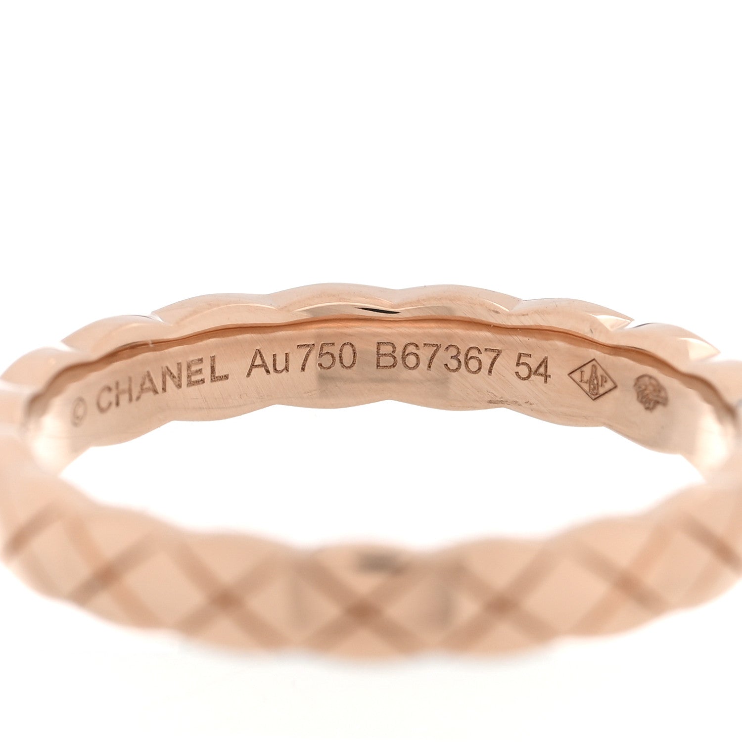 18K Beige Gold Mini Coco Crush Ring 54 7