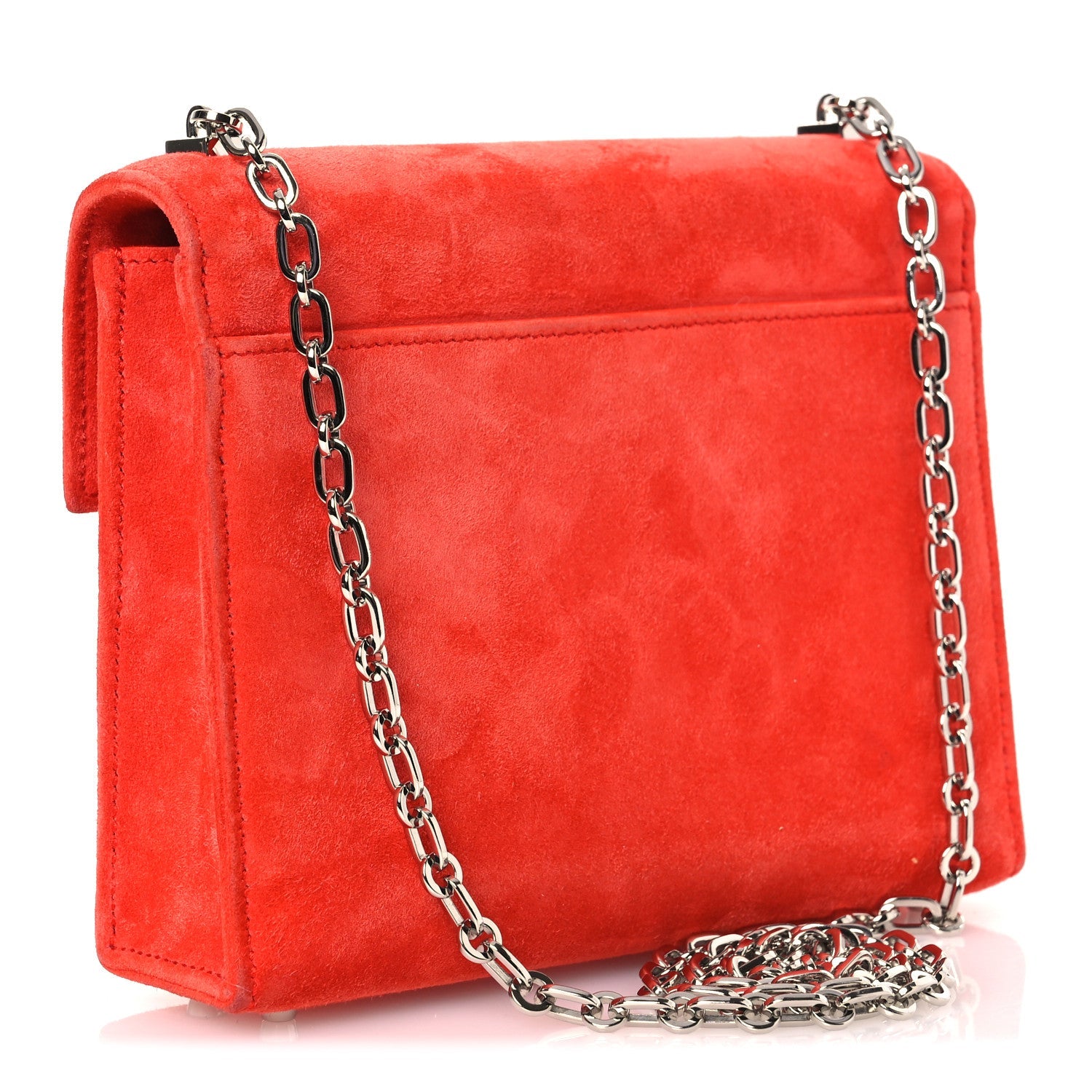Veau Doblis Mini Verrou Chaine Bag Capucine