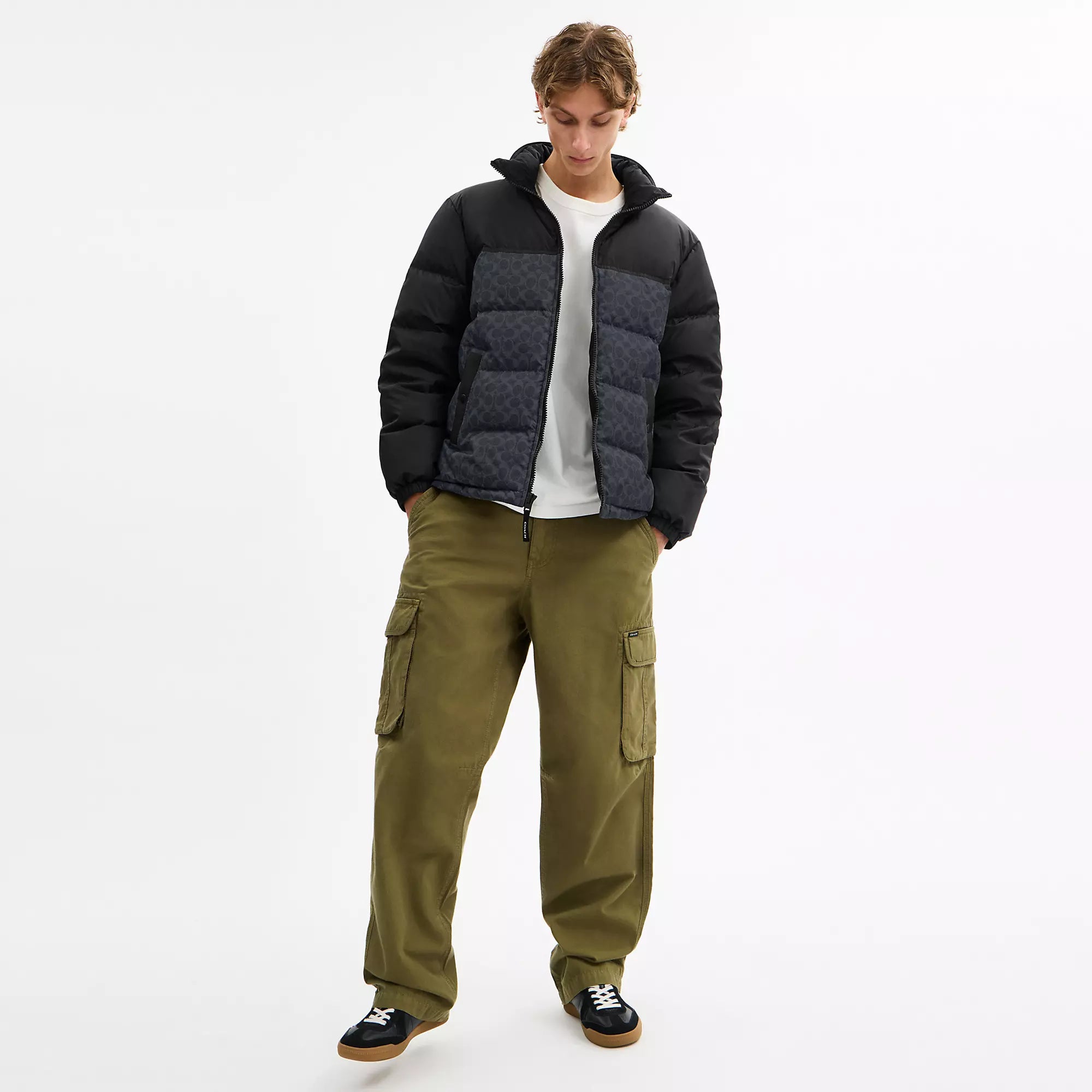 Coach Outlet Signature Down Jacket In Recycled Polyester