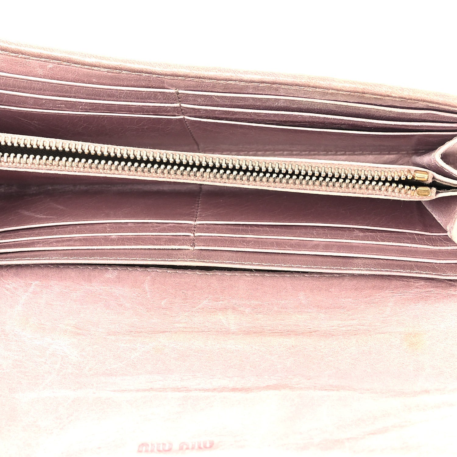 Nappa Lux Matelasse Flap Wallet Mughetto