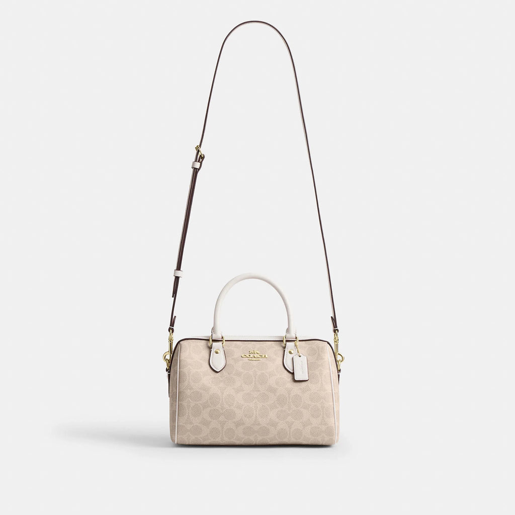Coach Outlet Rowan Satchel Bag In Signature Canvas