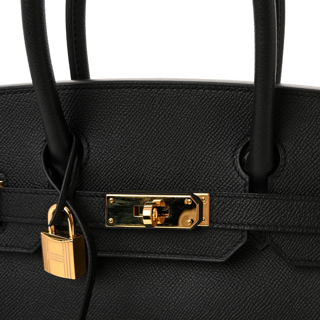 Epsom Birkin 30 Black