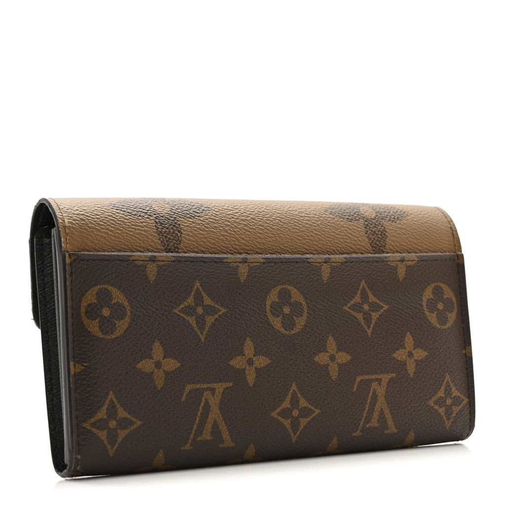 Reverse Monogram Giant Sarah Wallet