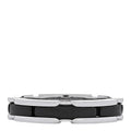18K White Gold Black Ceramic Small Ultra Ring 59 8.75