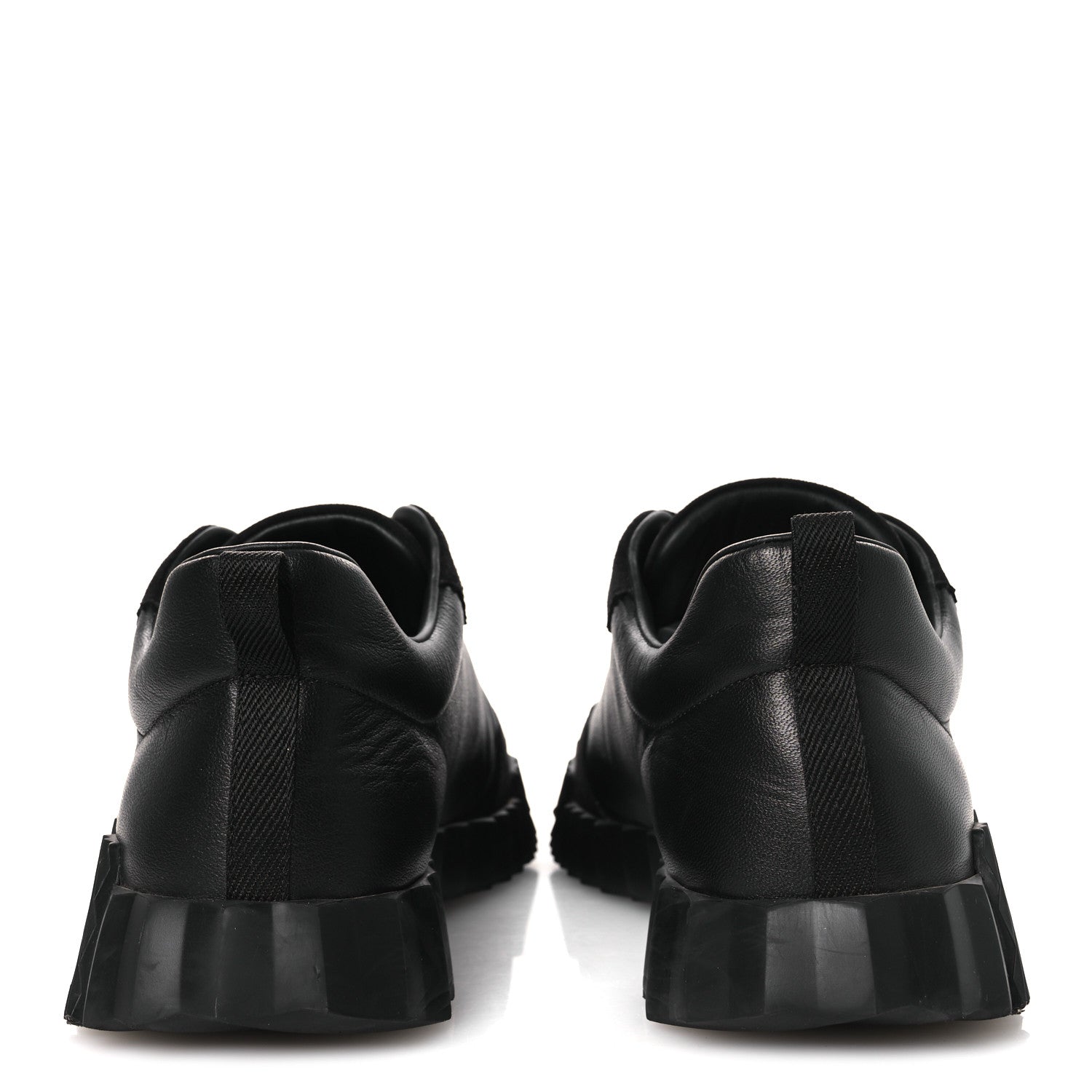 Goatskin Suede Goatskin Mens Bouncing Sneakers 43.5 Black