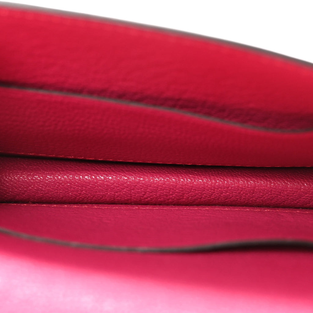 Chevre Mysore Roulis Slim Wallet Rose Shocking