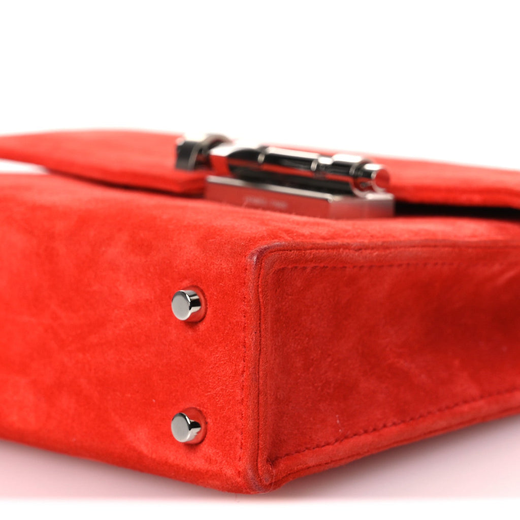 Veau Doblis Mini Verrou Chaine Bag Capucine