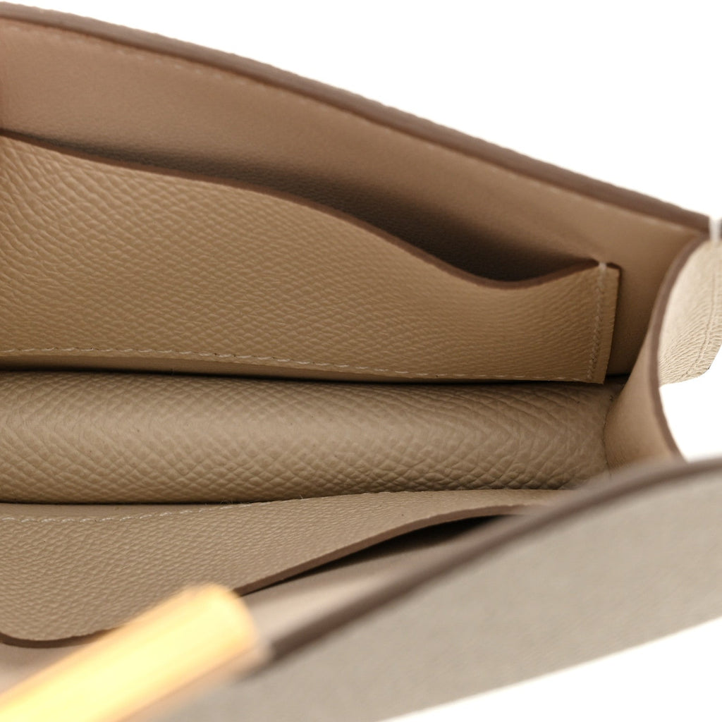 Epsom Constance Slim Wallet Craie