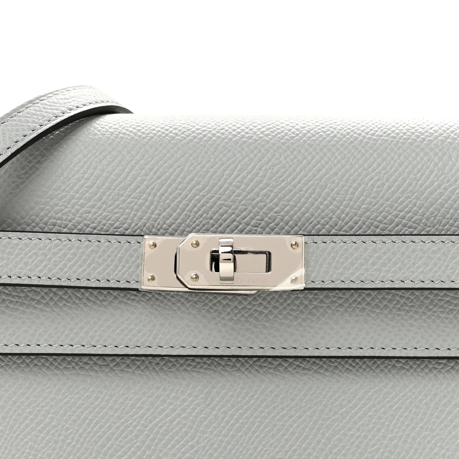 Epsom Kelly Wallet To Go Gris Pantin