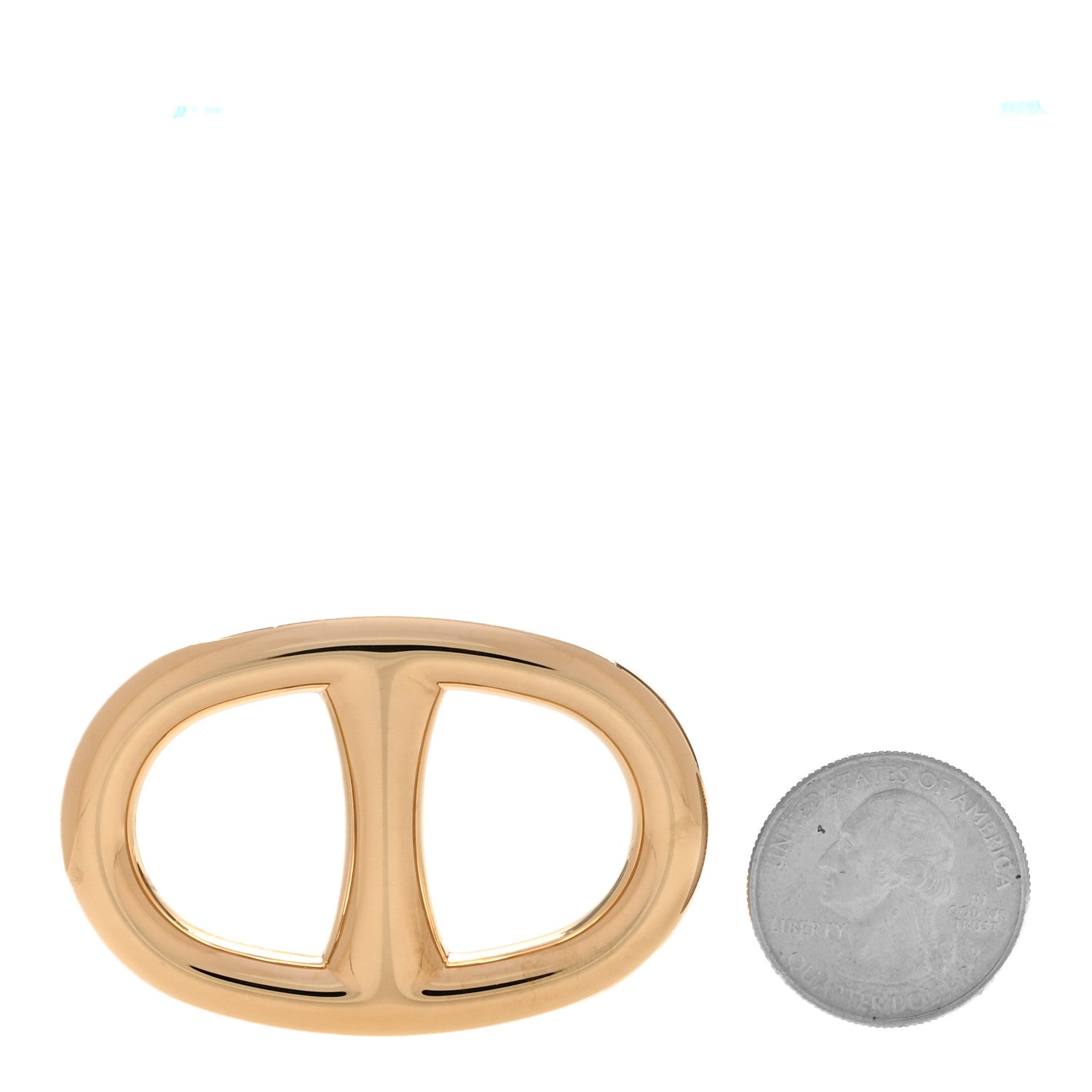 Permabrass Chaine D'ancre Scarf Ring