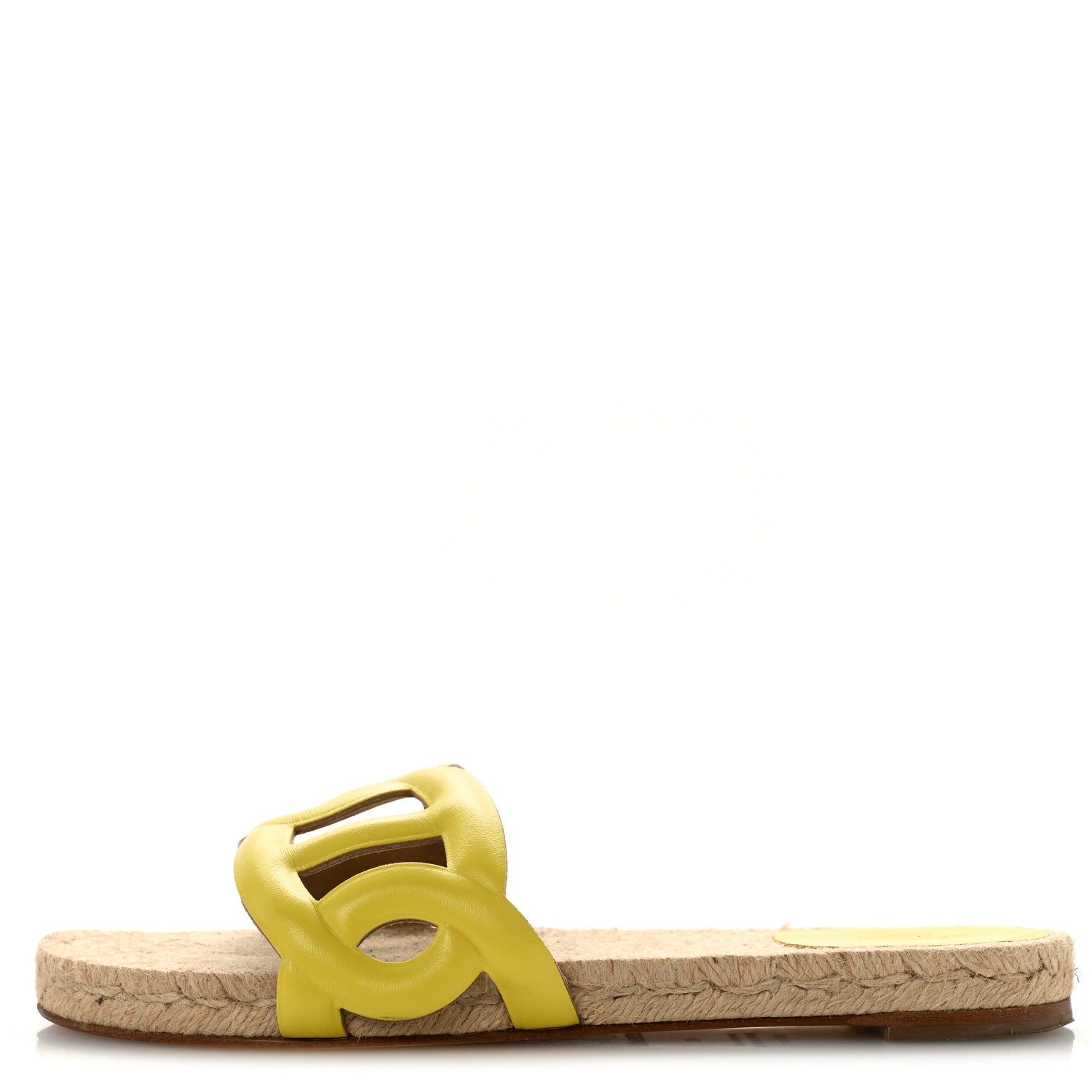 Nappa Famosa Espadrille Sandals 40 Jaune Curcuma