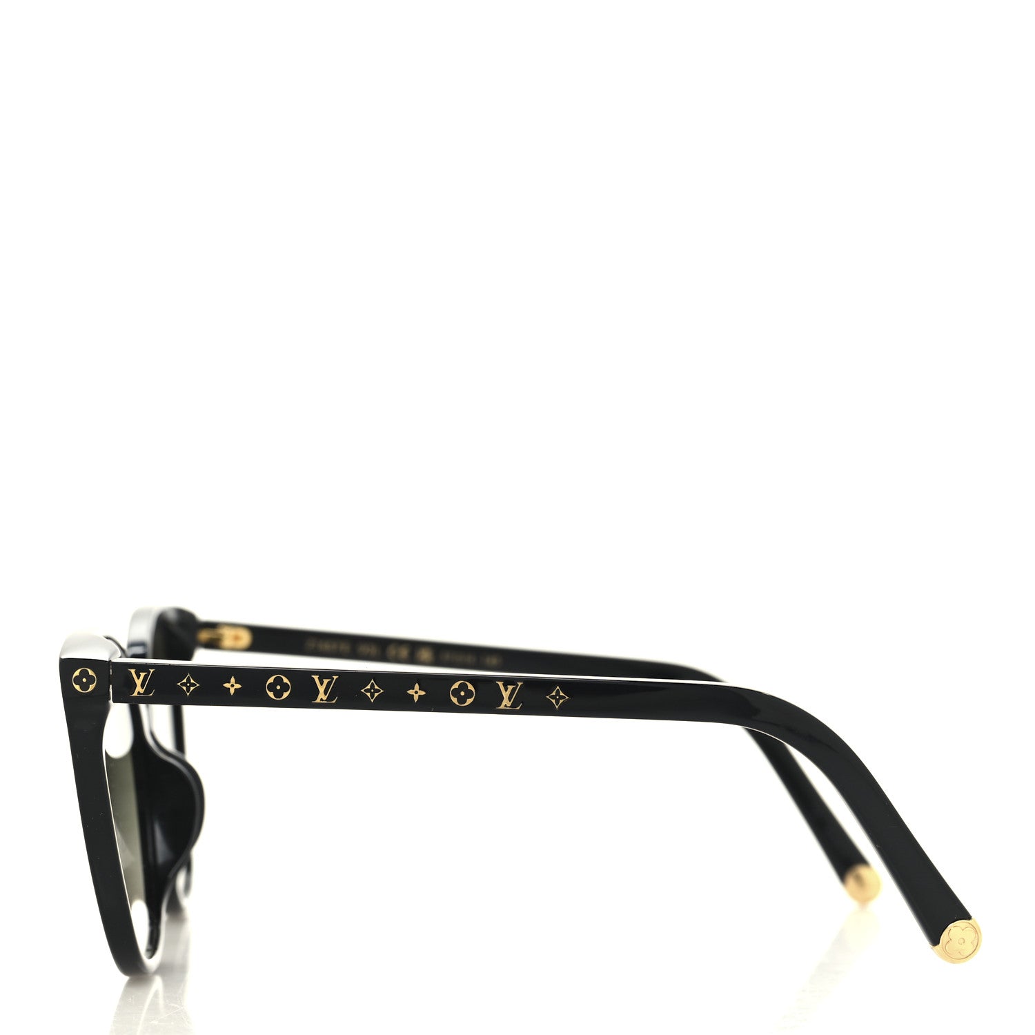 Acetate My Monogram Light Cat Eye Sunglasses Z1657E Black
