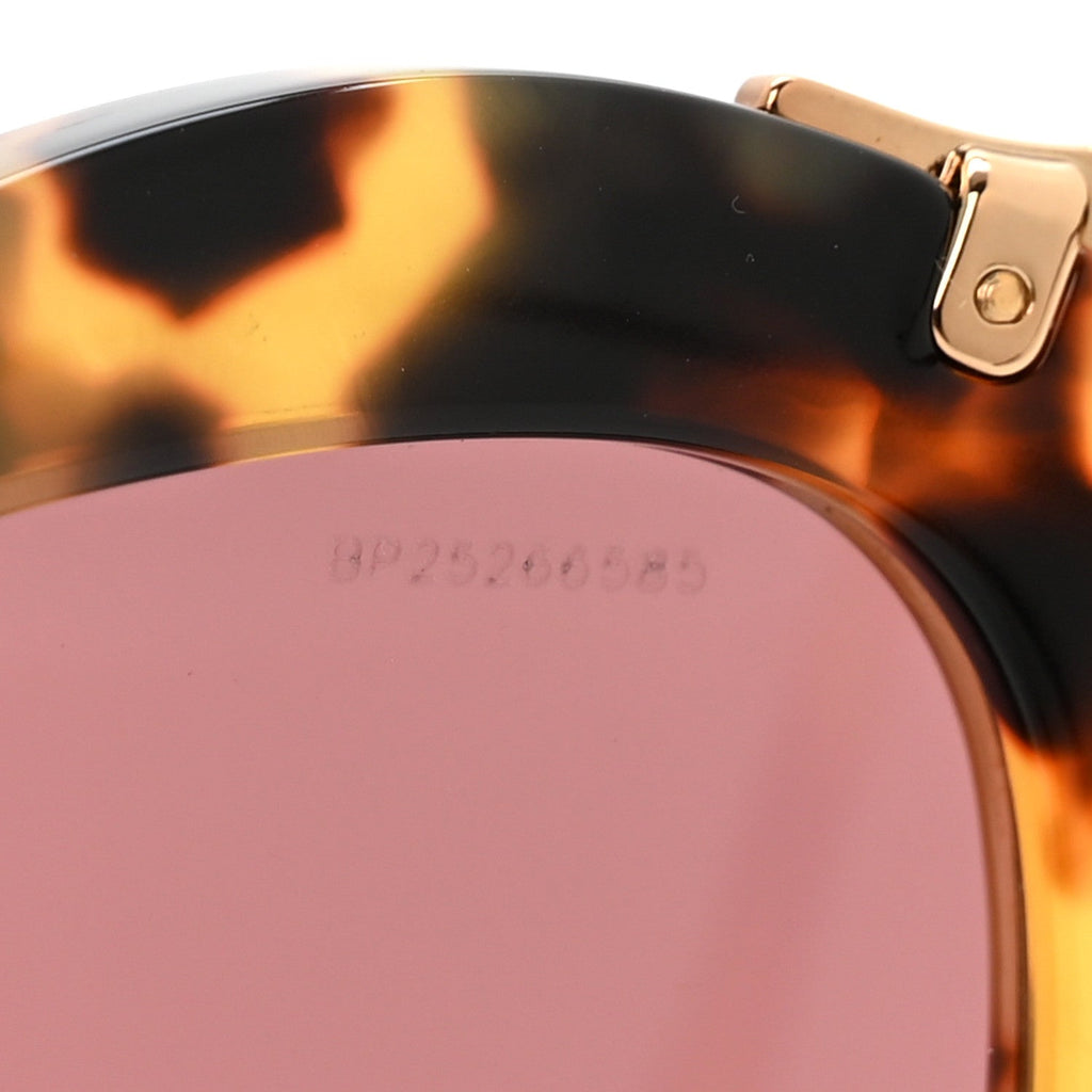 Acetate Metal Cat Eye Sunglasses SMU10N Tortoise