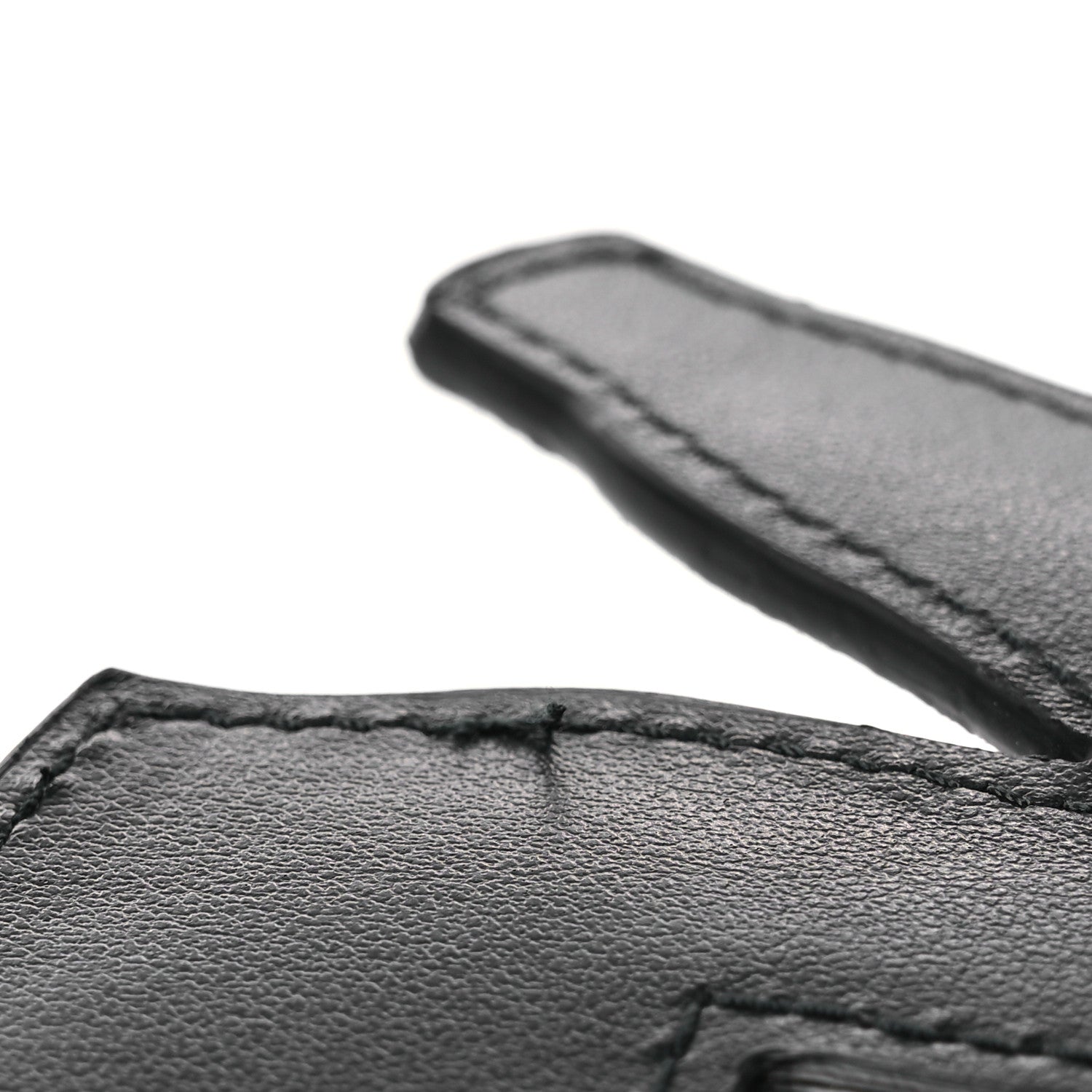 Calfskin Hoodie Trick Bag Charm Grigio