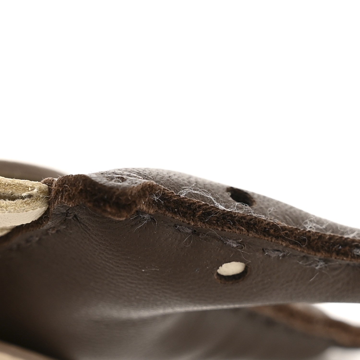 Milo Lambskin Grigri Rodeo Pegase Horse Bag Charm PM Chocolat Craie