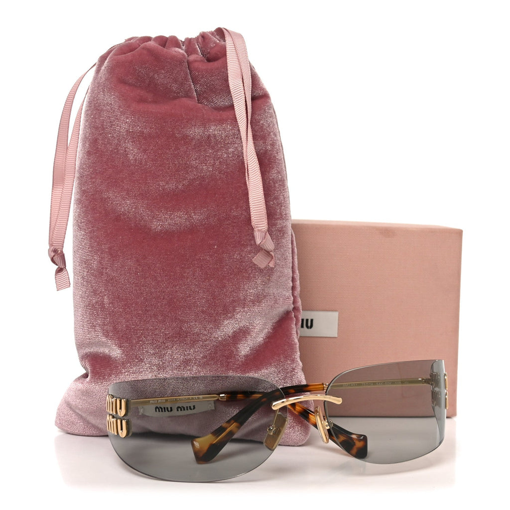 Metal Aube Sunglasses SMUA51 Gold Light Grey
