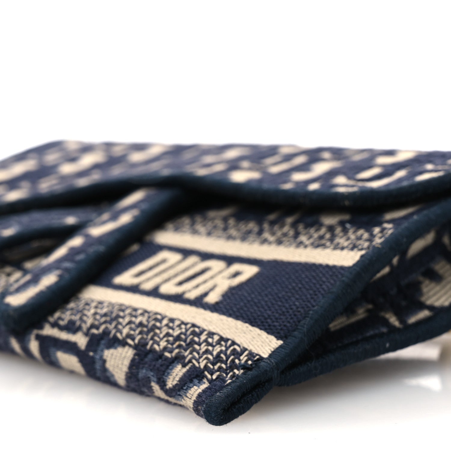 Oblique Slim Saddle Pouch Blue