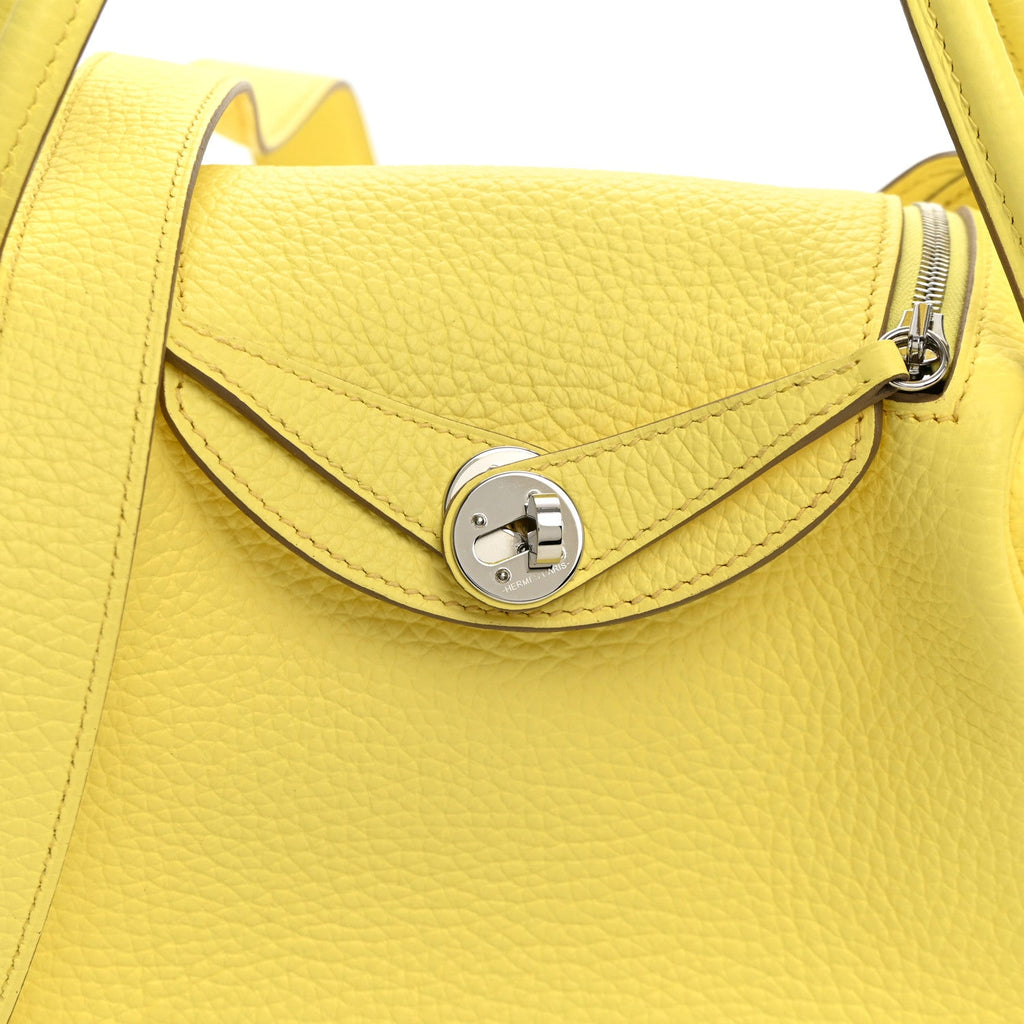 Taurillon Clemence Mini Lindy 20 Limoncello