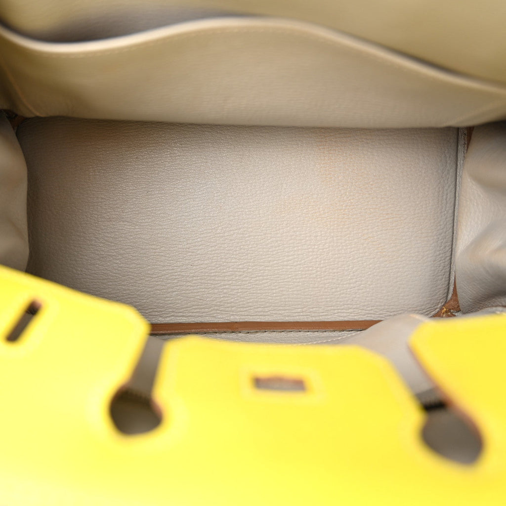 Epsom Candy Birkin 25 Lime Gris Perle