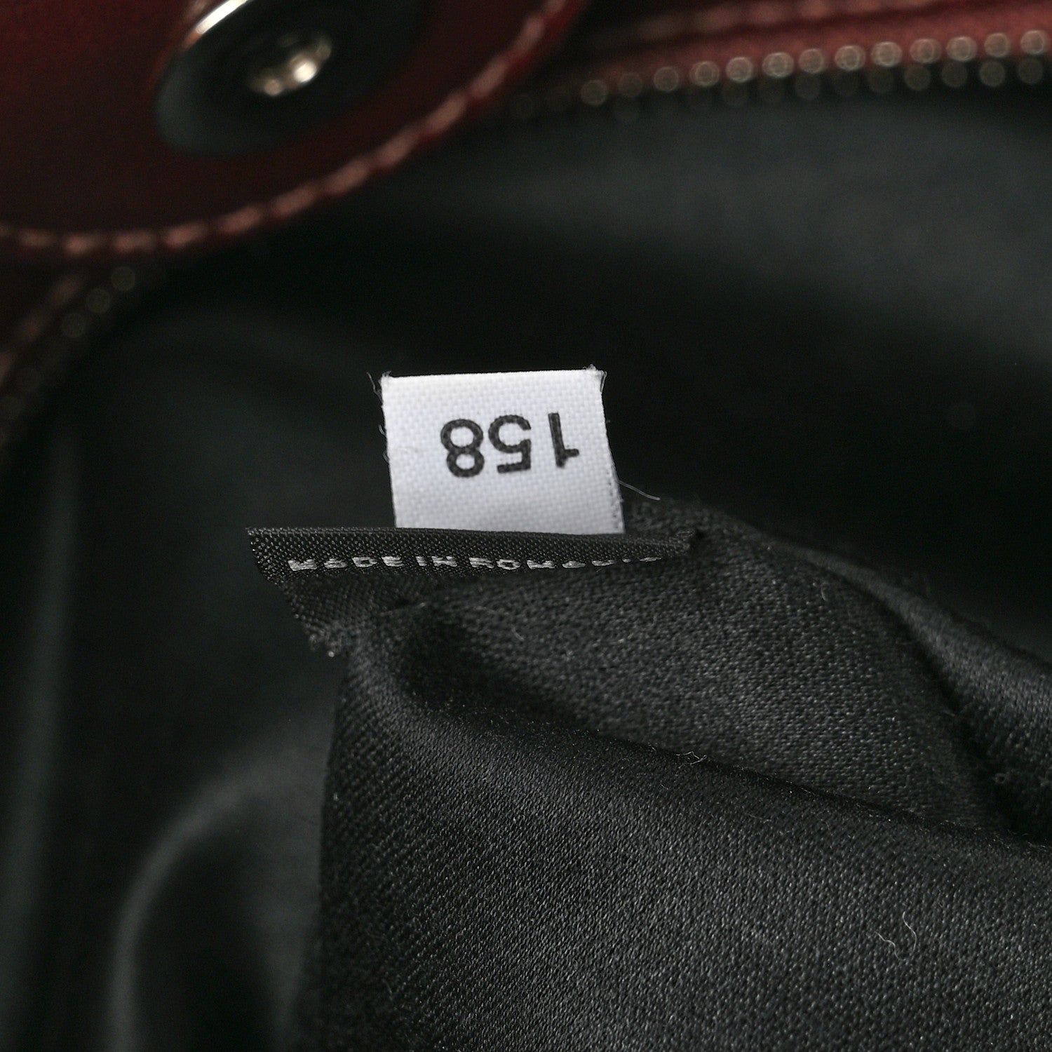 Vitello Soft Shopping Tote Burgundy