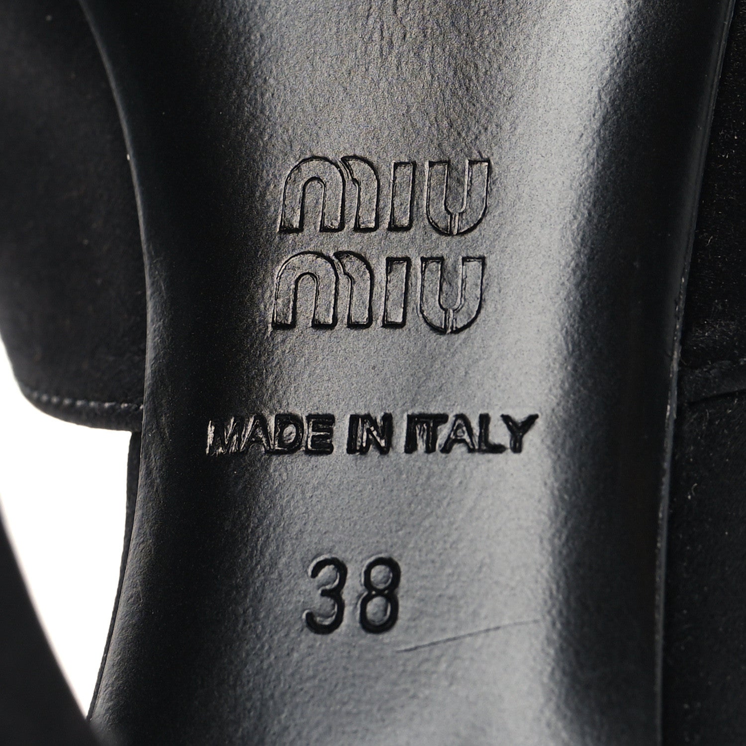 Satin Logo Sandals 38 Black