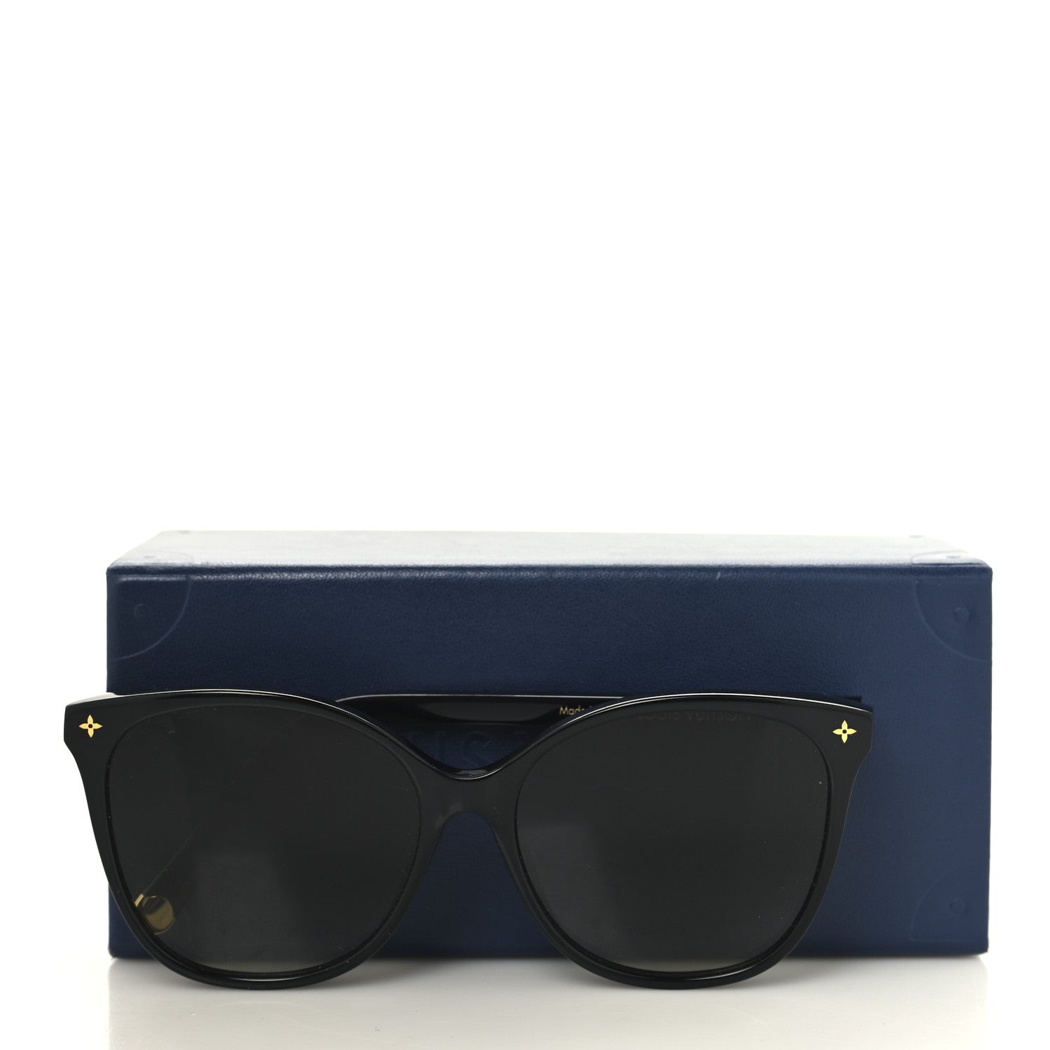 Acetate My Monogram Light Cat Eye Sunglasses Z1657E Black