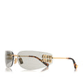 Metal Aube Sunglasses SMUA51 Gold Light Grey