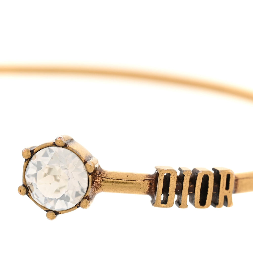 Metal Crystal Dio(r)evolution Bracelet Set Gold
