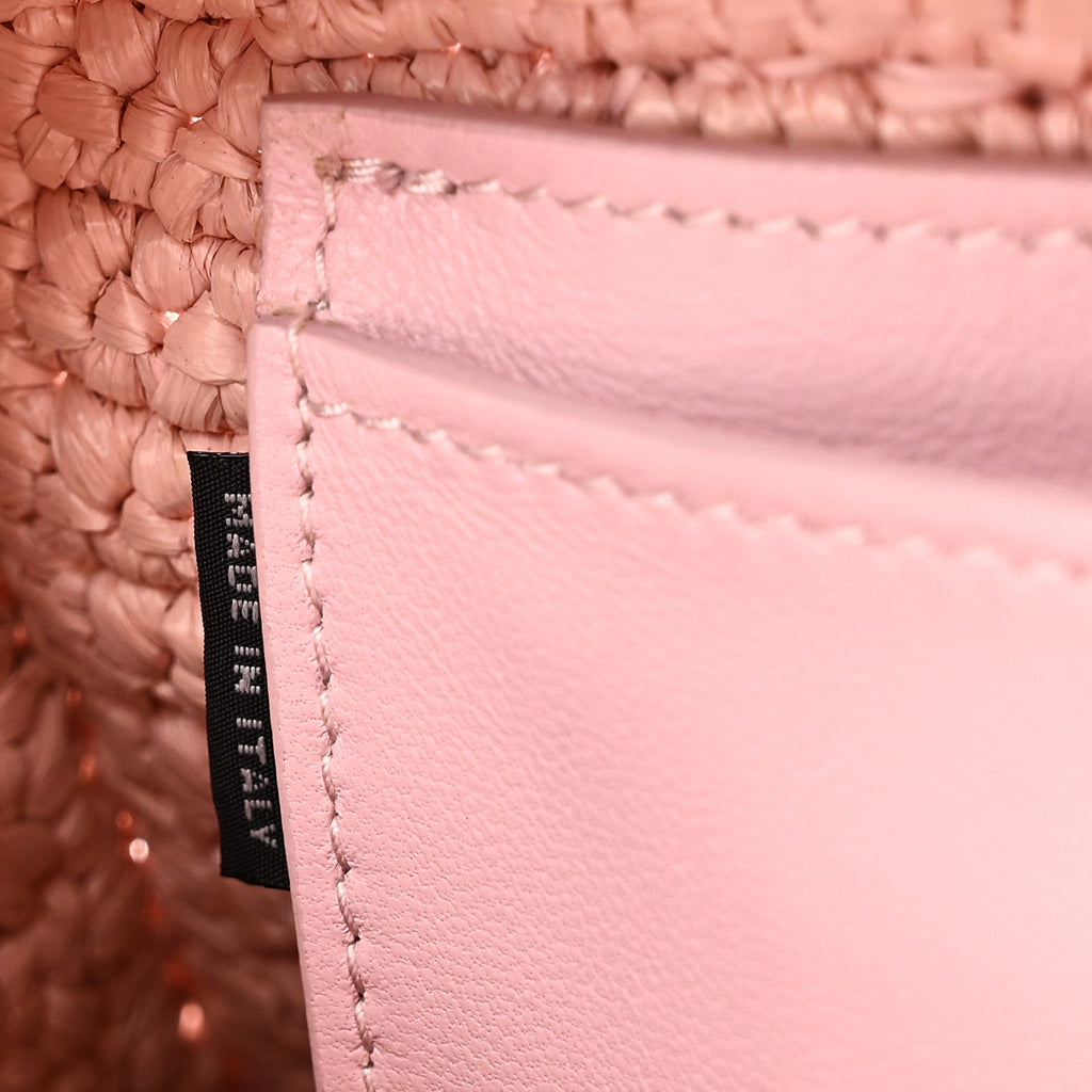 Crochet Calfskin S Narrow Arcadie Alabaster Pink