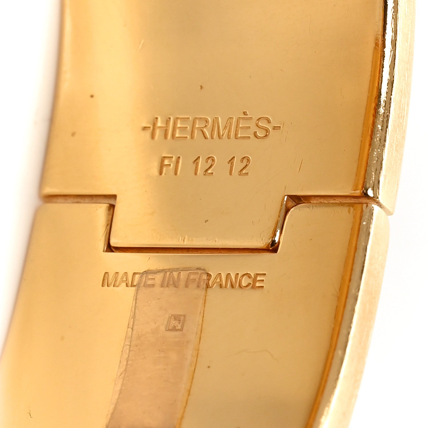 Enamel Wide Clic Clac H Bracelet GM Papaye