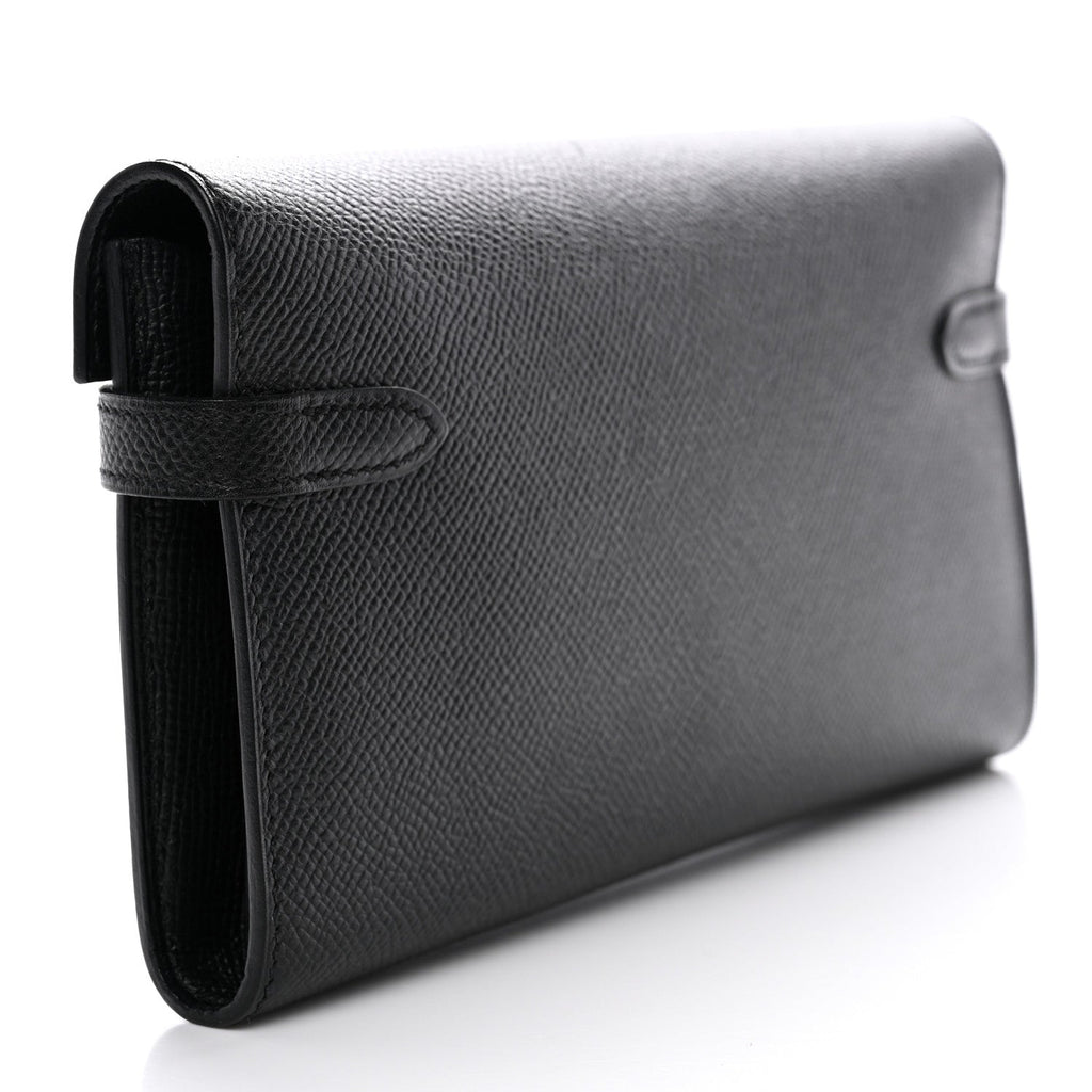 Epsom Kelly Longue Wallet Black