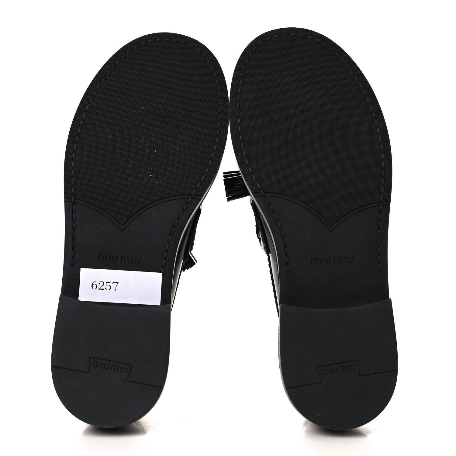 Spazzolato Tassel Loafers 36.5 Black