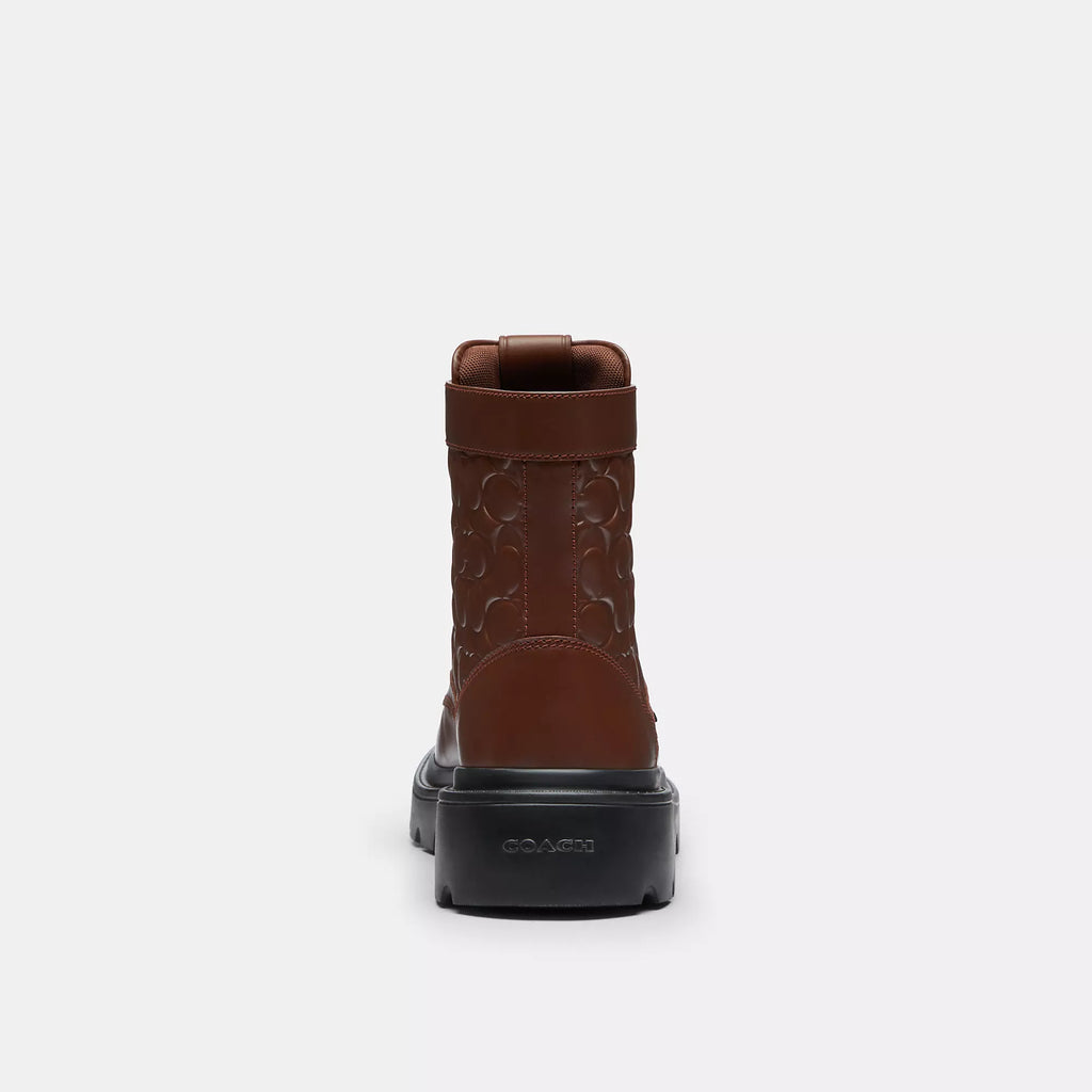 Coach Outlet Combat Boot In Signature Leather