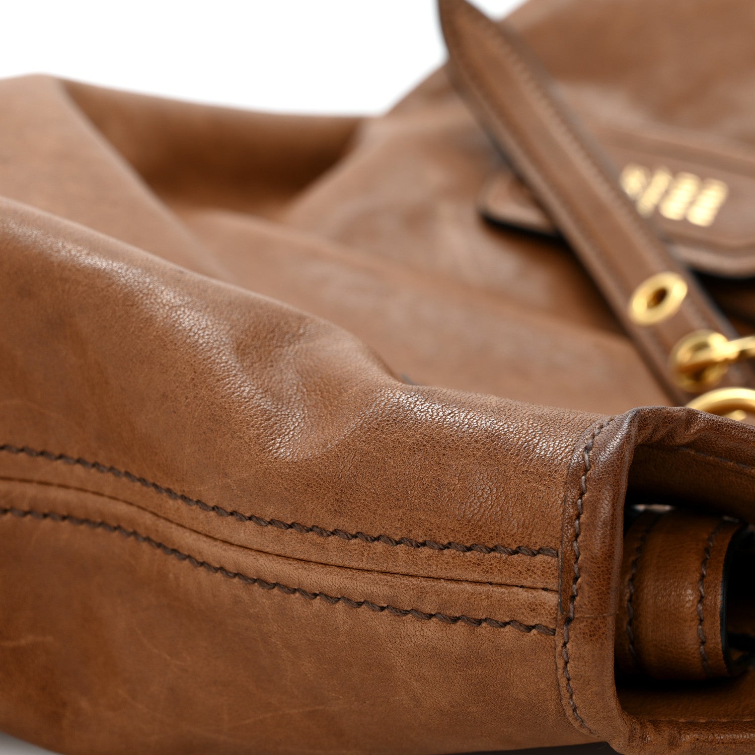 Nappa Aviator Medium Aventure Bag Rovere