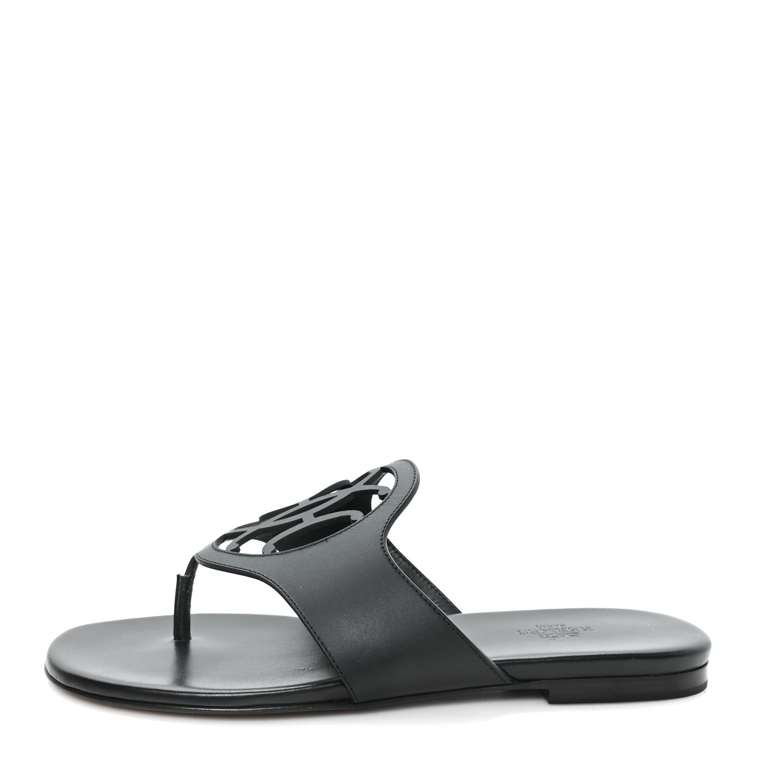 Calfskin Womens Mage Sandals 39 Black