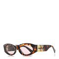 Acetate Oval Glimpse Sunglasses SMU11W Tortoise