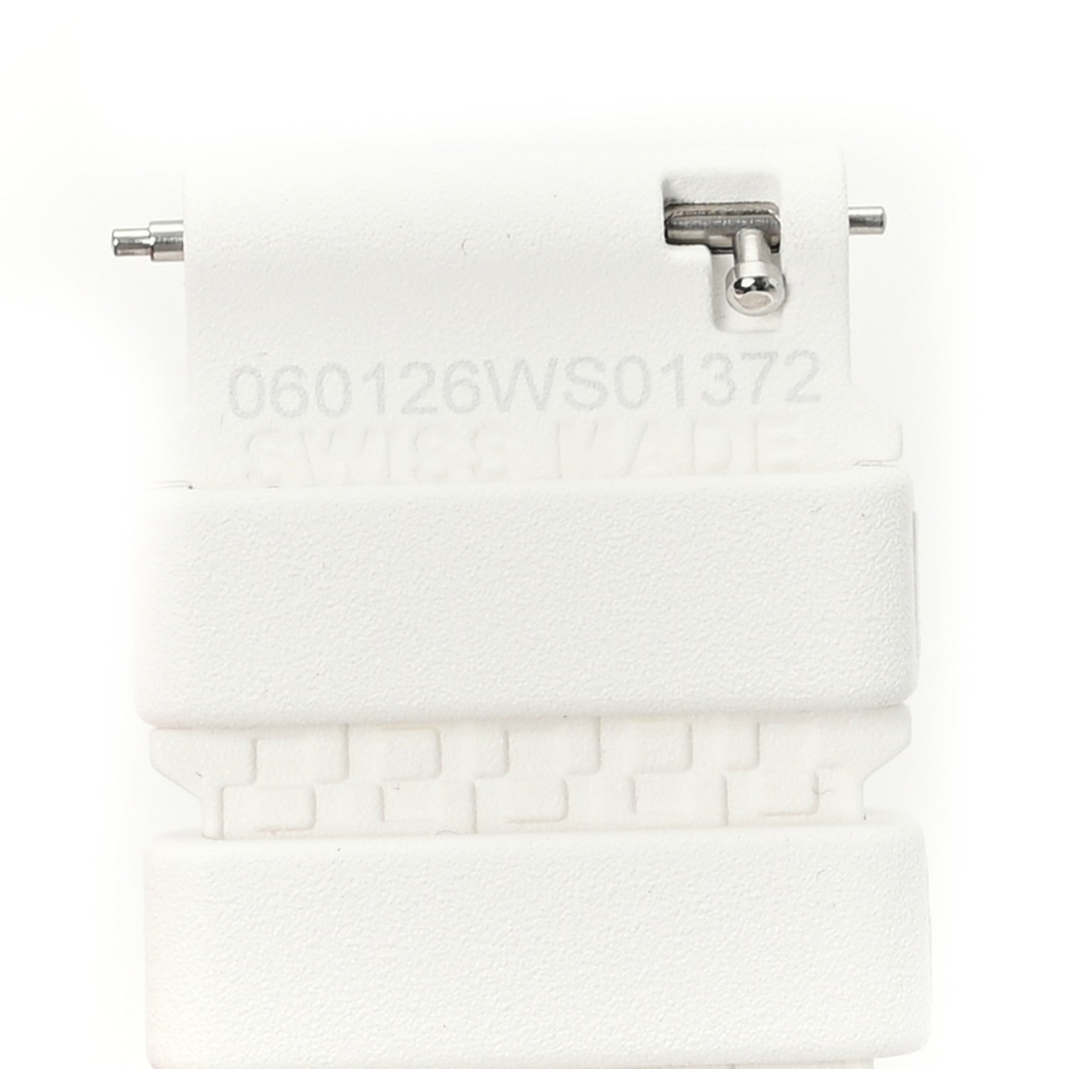 Rubber 36mm Large Cut Single Tour Band White