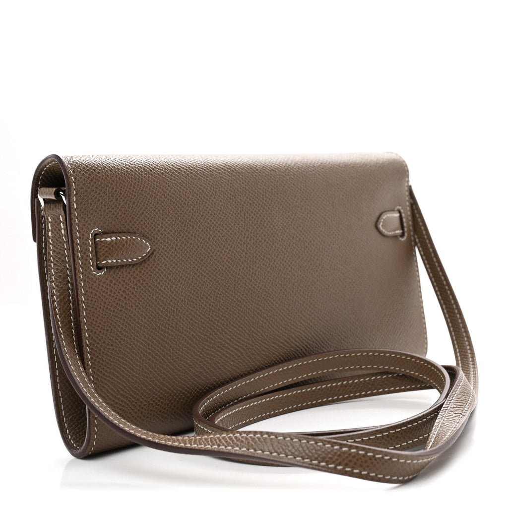 Epsom Kelly Wallet To Go Etoupe