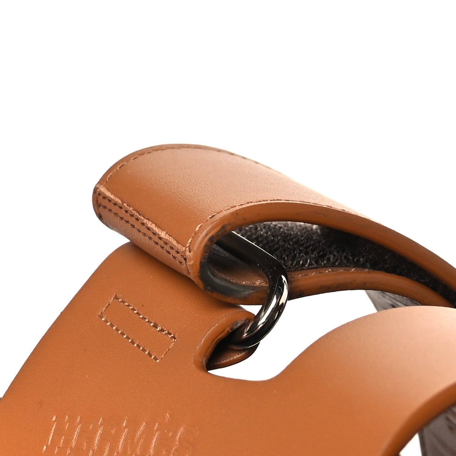 Calfskin Womens Chypre Sandals 40 Naturel