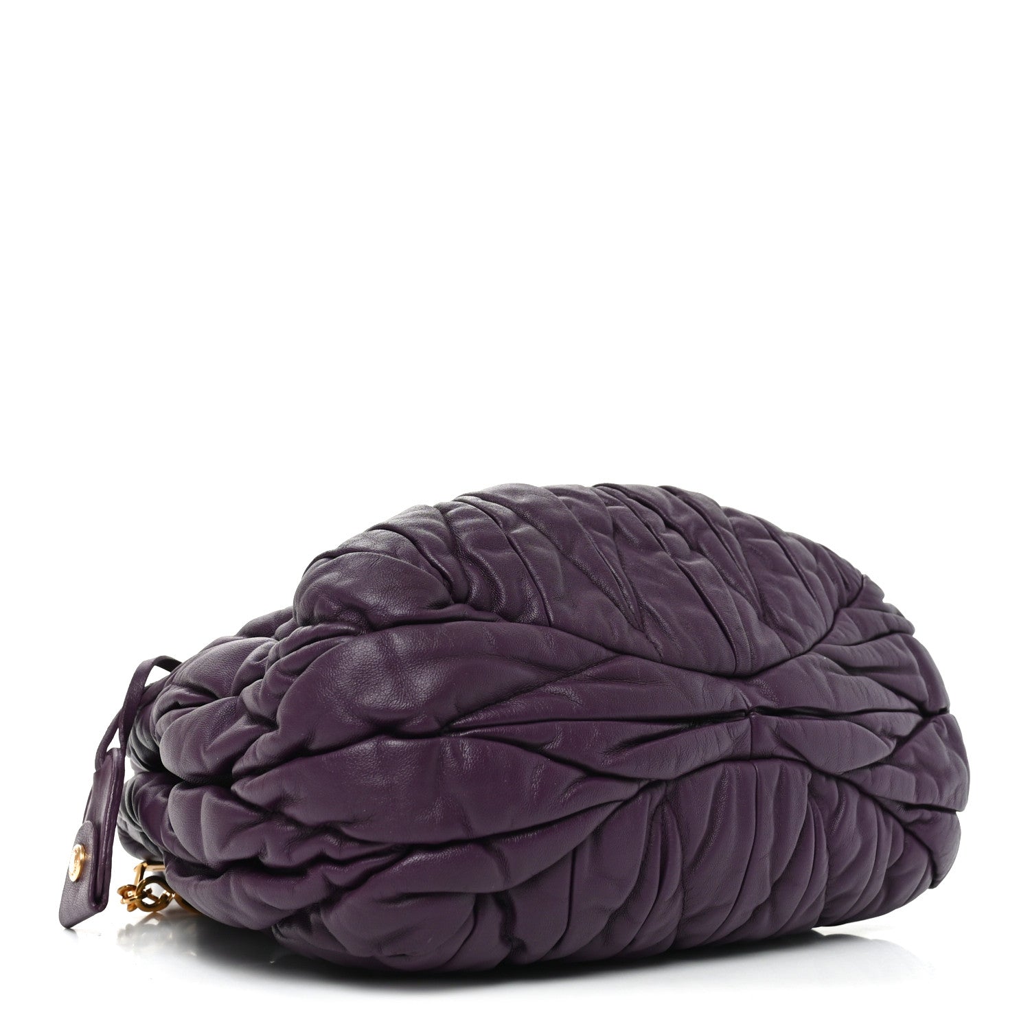 Nappa Matelasse Lux Coffer Bag Purple
