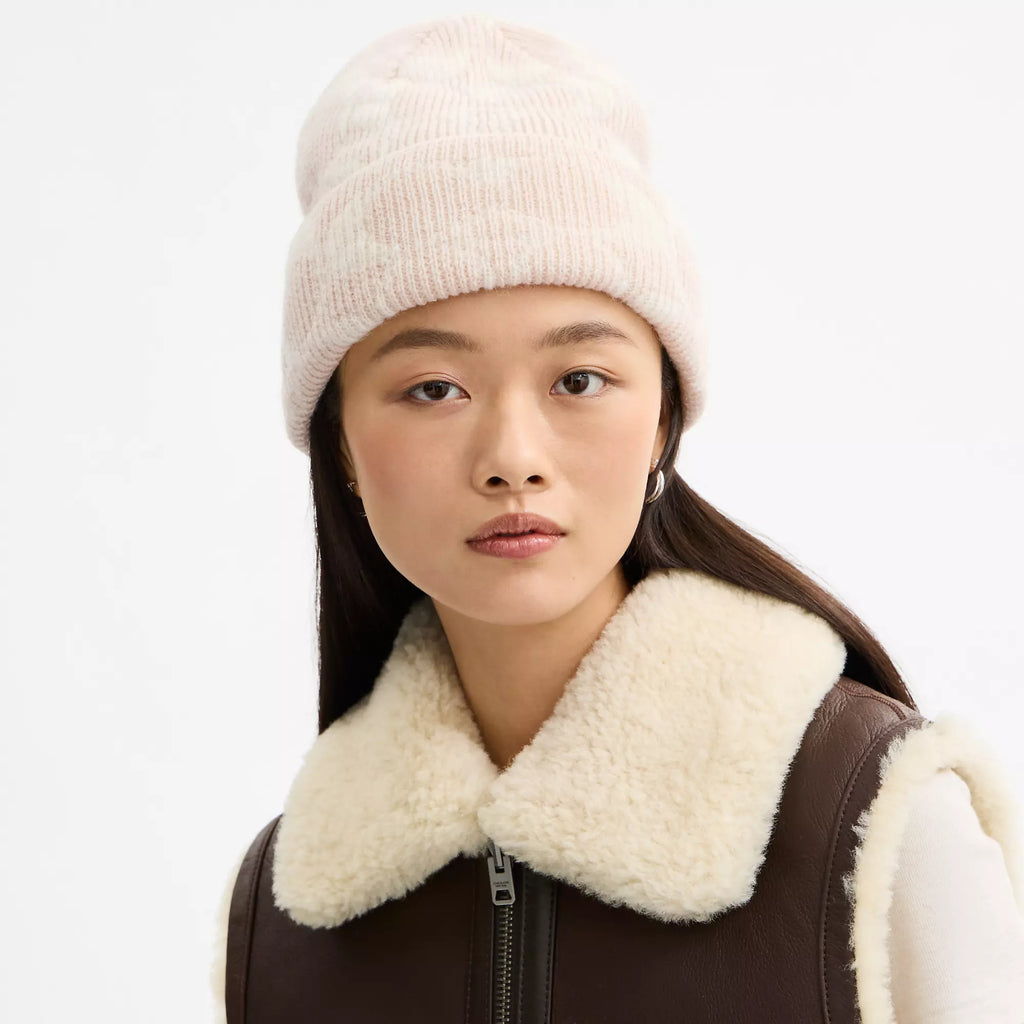 Coach Outlet Signature Knit Beanie