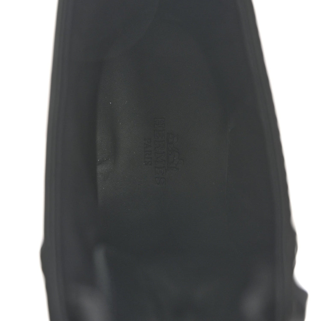 Glossed Calfskin Funk Ankle Boots 36 Black