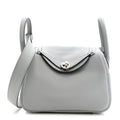 Taurillon Clemence Mini Lindy 20 Bleu Pale