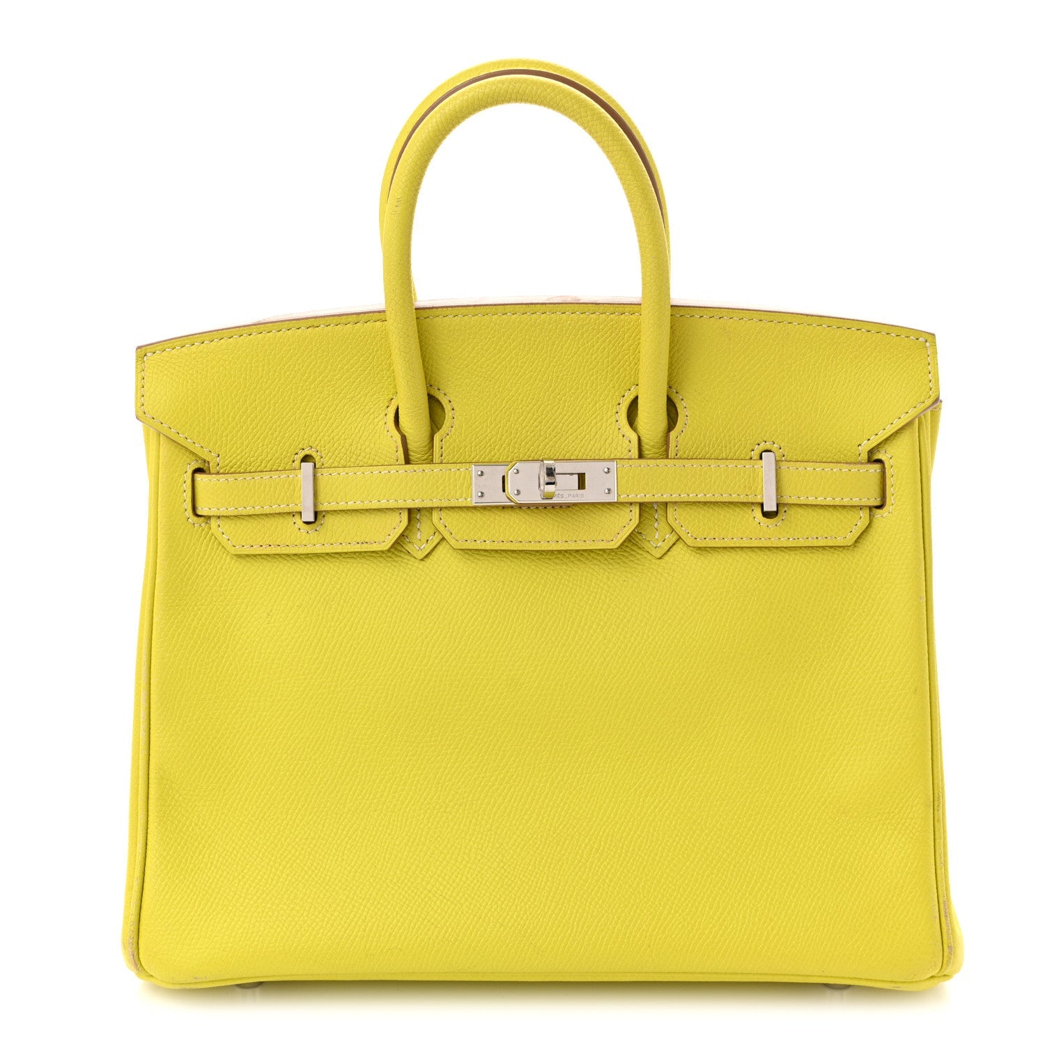 Epsom Candy Birkin 25 Lime Gris Perle