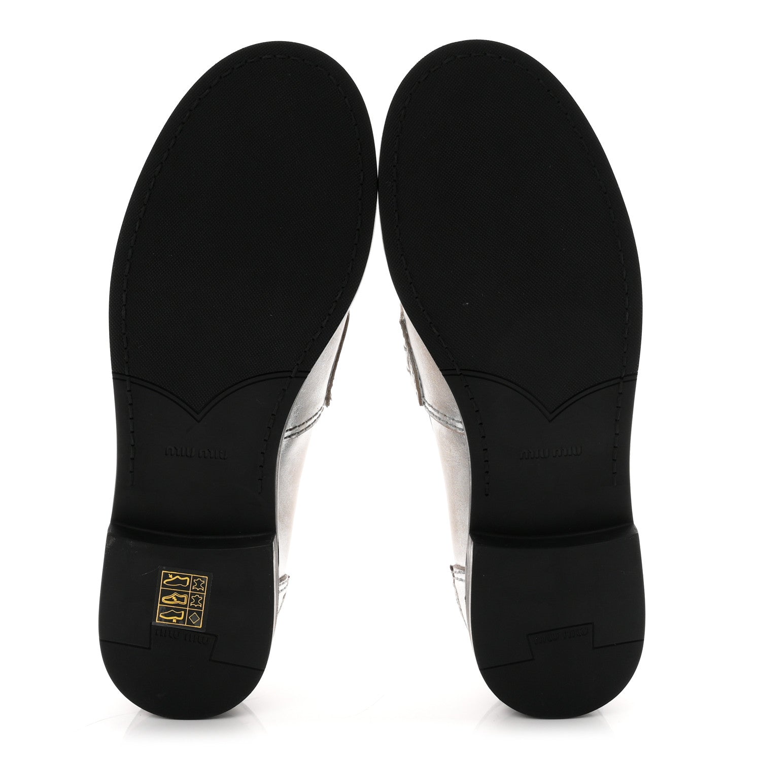 Vitello Deco Penny Loafer 39 Argento