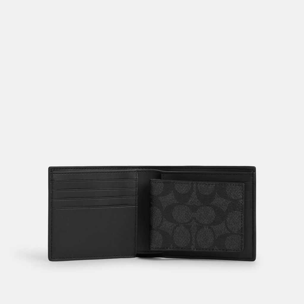 Coach Outlet 3 In 1 Wallet In Signature Canvas