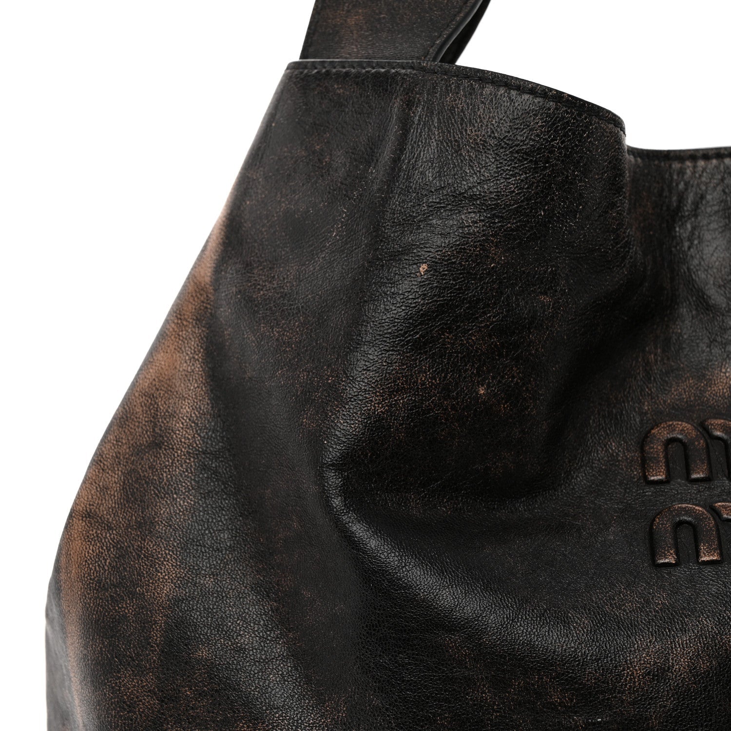 Soft Calf Hobo Bag Brown