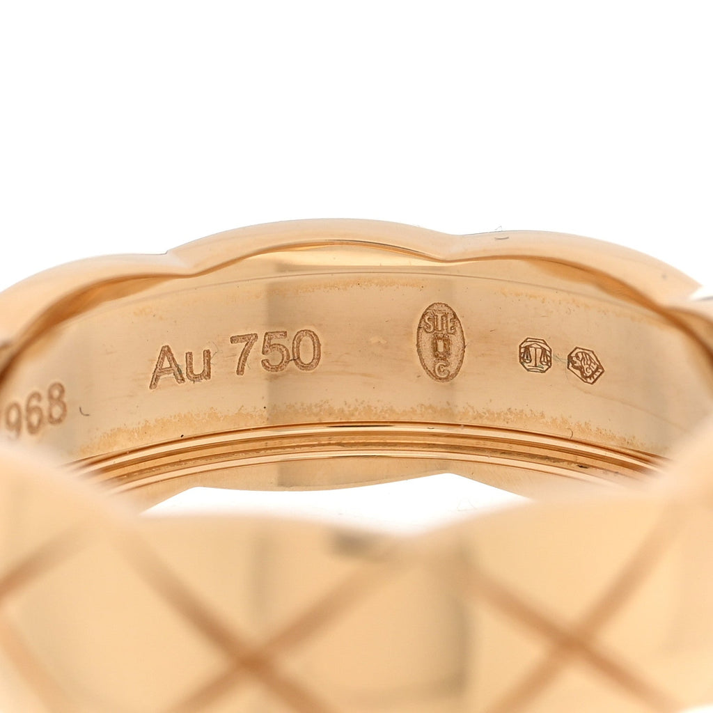 18K Yellow Gold Small Coco Crush Ring 55 7.25