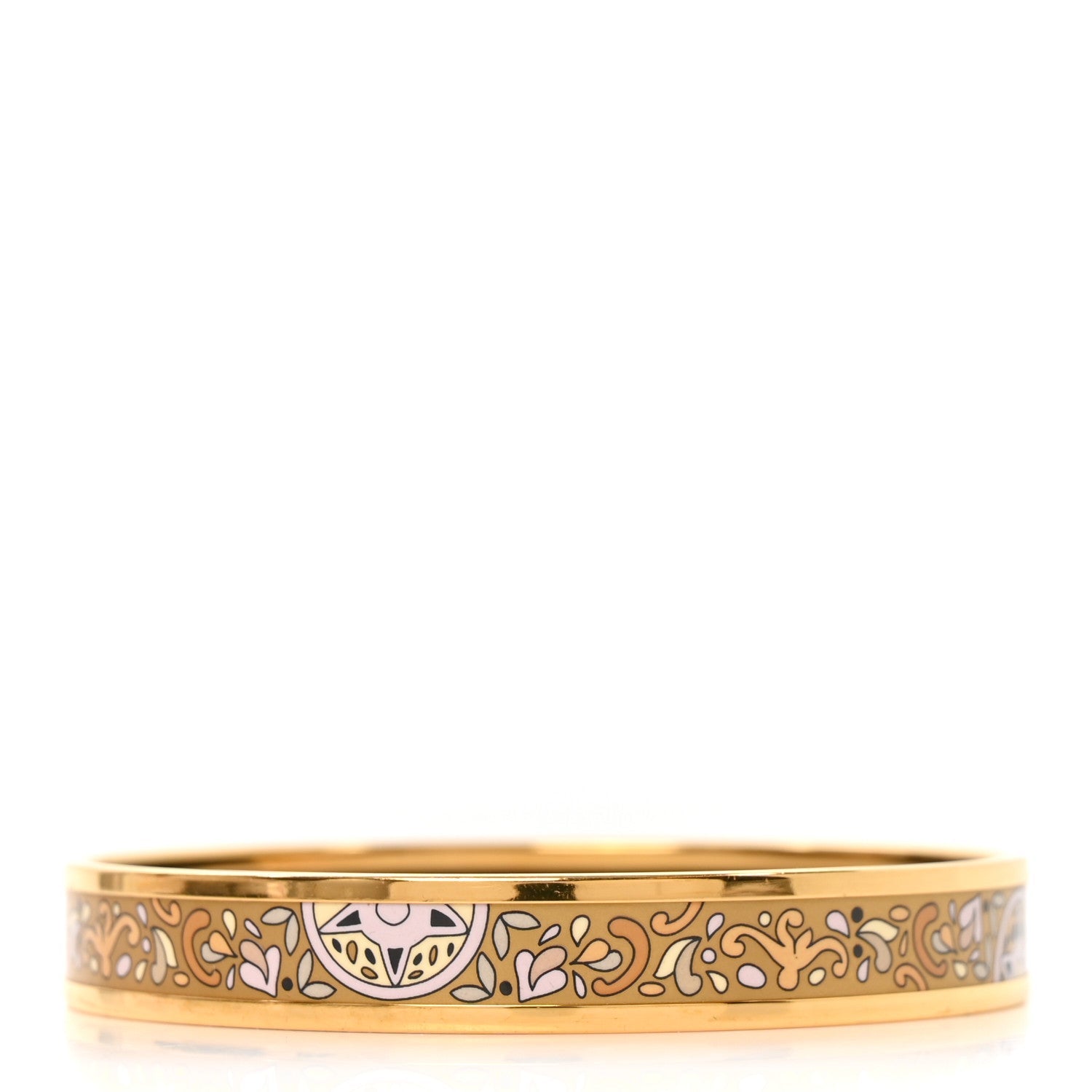 Enamel Printed Narrow Concours d'Etriers Bracelet 70