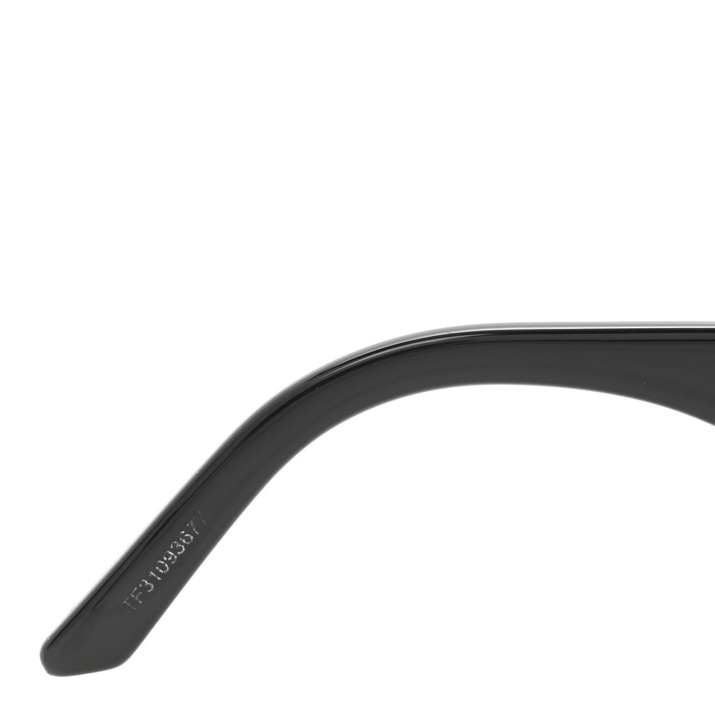Acetate Diorsignature S1U Square Sunglasses Black